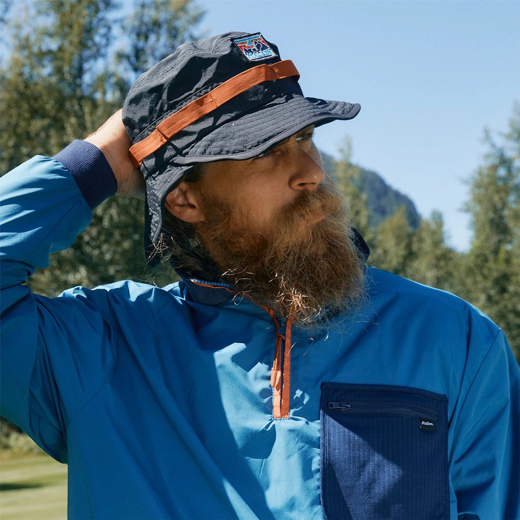 Malbon Golf Palmer Bucket Hat Black | TRENDYGOLF UK