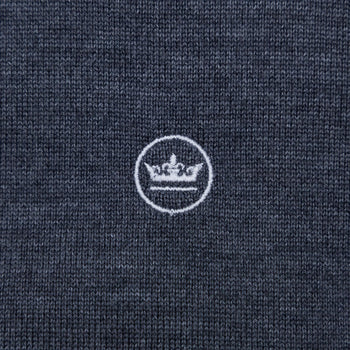 Autumn Crest Quarter Zip Merino Knit Mid Layer Charcoal