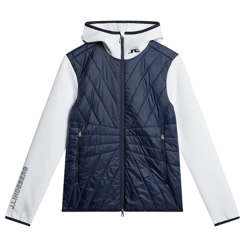 Womens Holma Quilt Hybrid Hood JL Navy - AW24