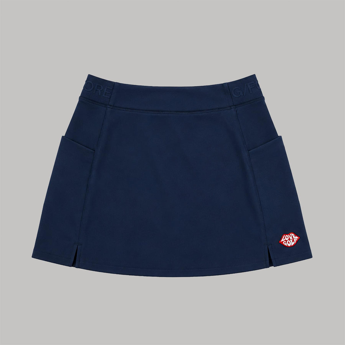 G/FORE x TRENDYGOLF Love Golf Knockout A-Line Skort Twilight