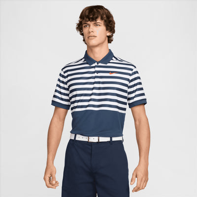 Dri-FIT Victory+ Blocked Polo Obsidian/Team Orange