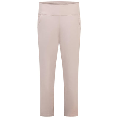 Womens Ultimate365 Regular Fit Solid Ankle Trousers Wonder Taupe - 2024