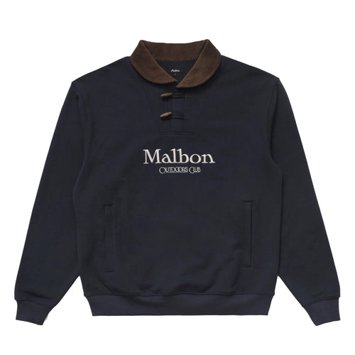 Flint Shawl Crewneck Jacket Navy - W24