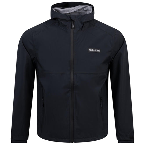 Feather Dry 15K Hooded Waterproof Jacket Black - 2024