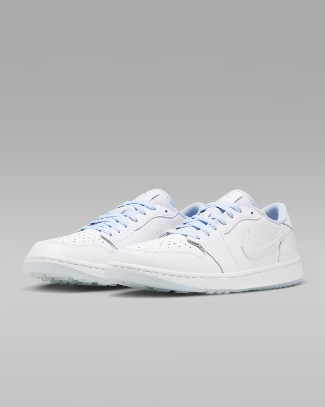 Air Jordan 1 Low G White/White/Hydrogen Blue
