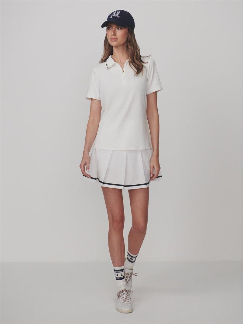 Elton Performance Polo White