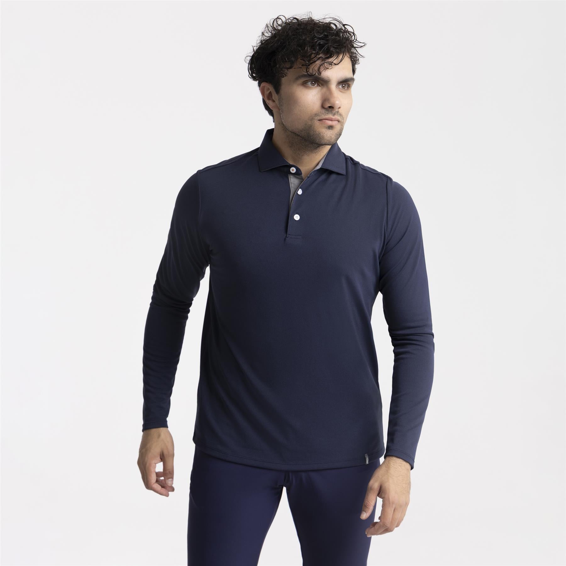 Fairway LS Polo Atlanta Blue