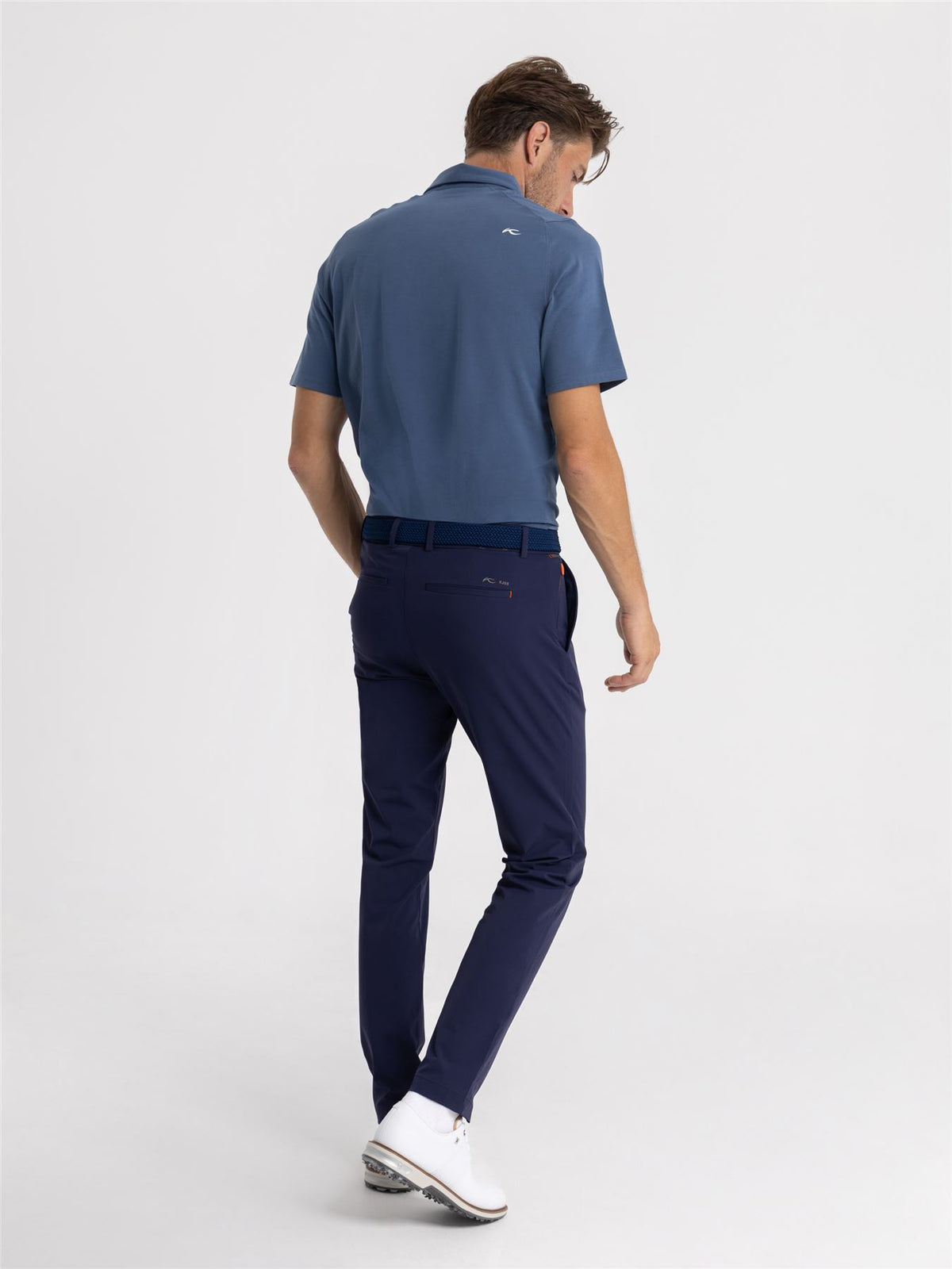 Iver Tailored Fit Trousers Atlanta Blue