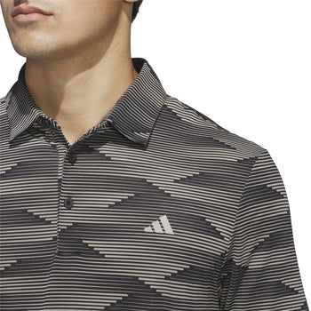 Ultimate365 Speed Stripe Polo Black/Beige