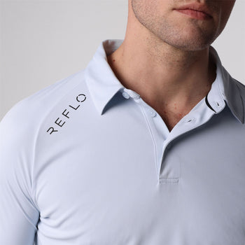 Bannock LS Polo Mist Grey