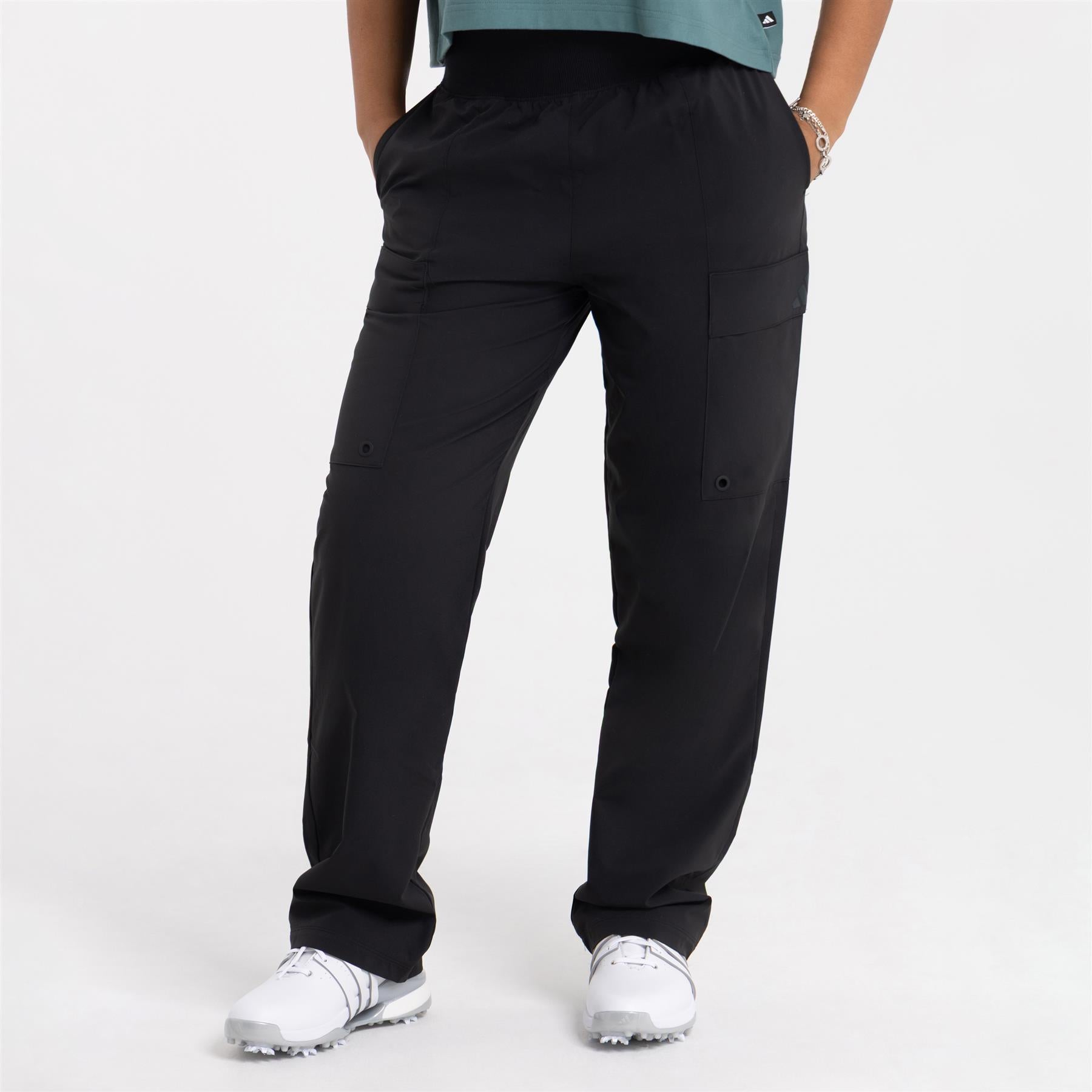 Beyond The Course Twistweave Lined Cargo Trousers Black