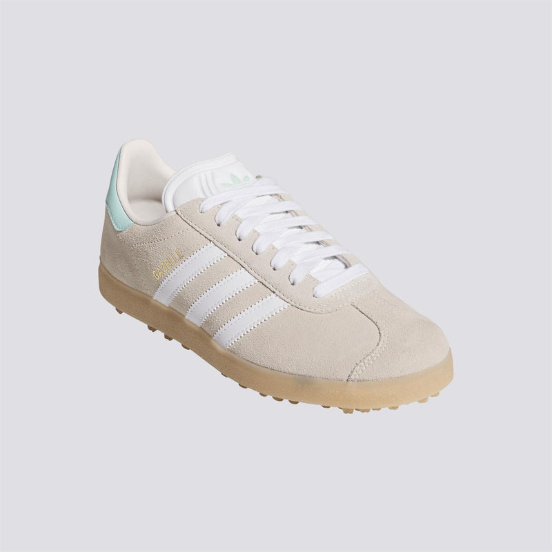Gazelle Spikeless Golf Shoes Chalk White/Footwear White/Clear Mint
