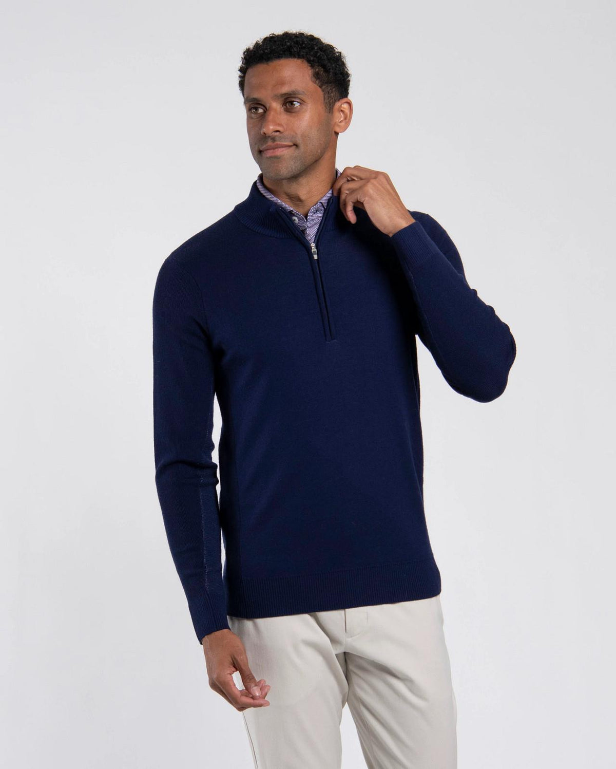 Walker Half-Zip Atlanta Blue/Pewter