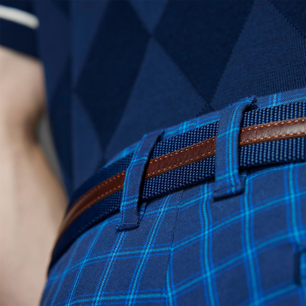 Originals Golf Leather Belt Night Indigo