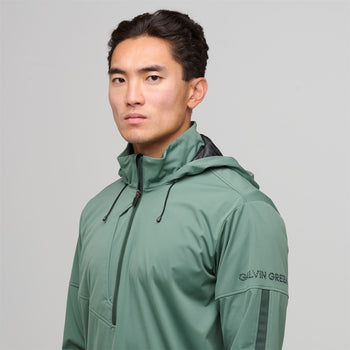 Luke CONCEPT Hooded Windproof Jacket Duck Green