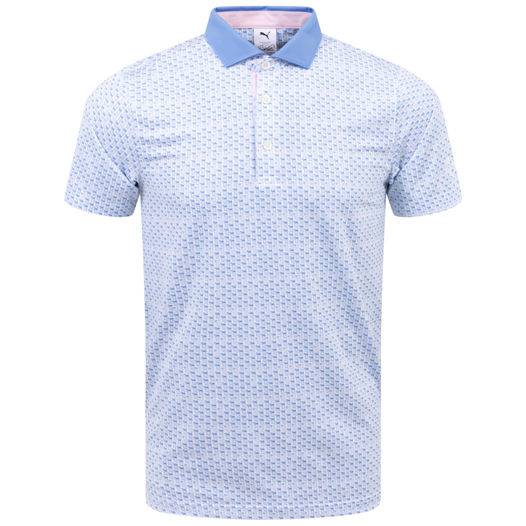 x AP MATTR Iced Tea Polo Blue Skies