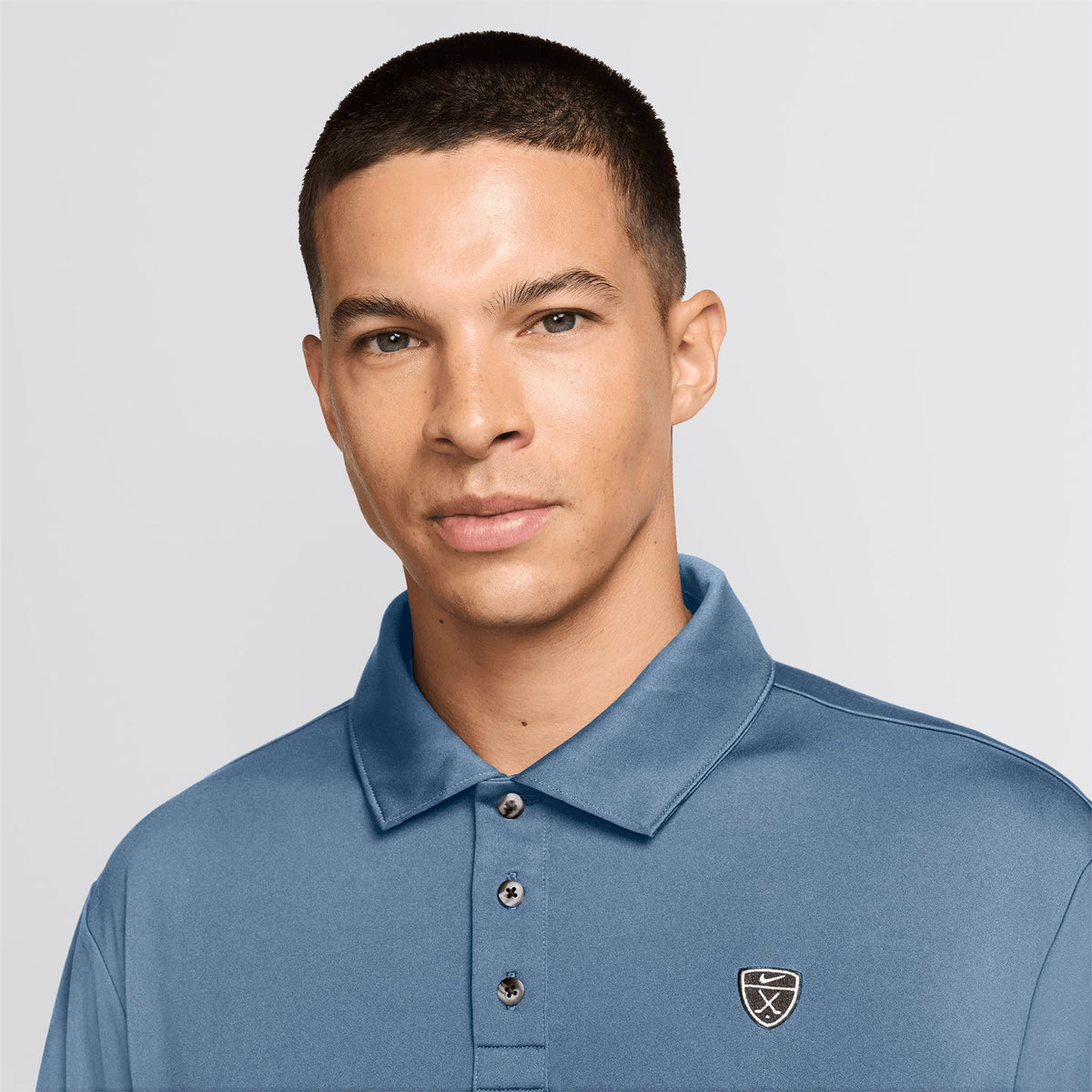 Dri-FIT Par 5 Solid Polo Work Blue/White
