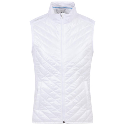 Womens Frost Quilted Gilet White Glow - 2023