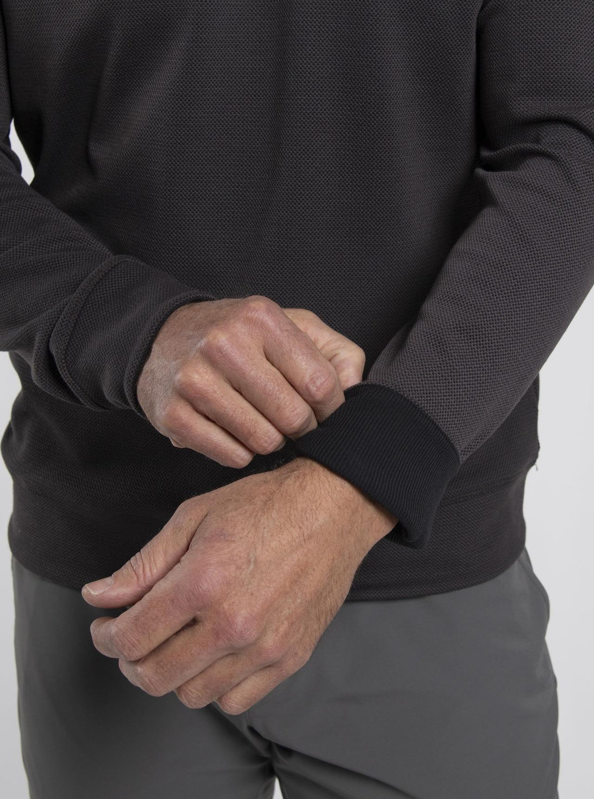 Essentials Crew Neck Espresso/Black