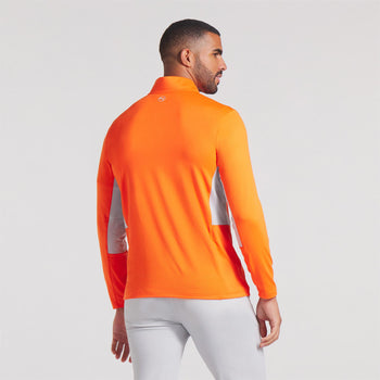 Pure 2.0 Quarter Zip Rickie Orange