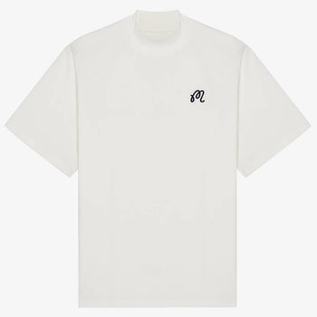 Tシャツ・カットソー Malbon Golf Knit Hybrid Mock Neck OFF WHITE MAN M5121PTS22OW 920a7d58-99db-43b9-9a8f-