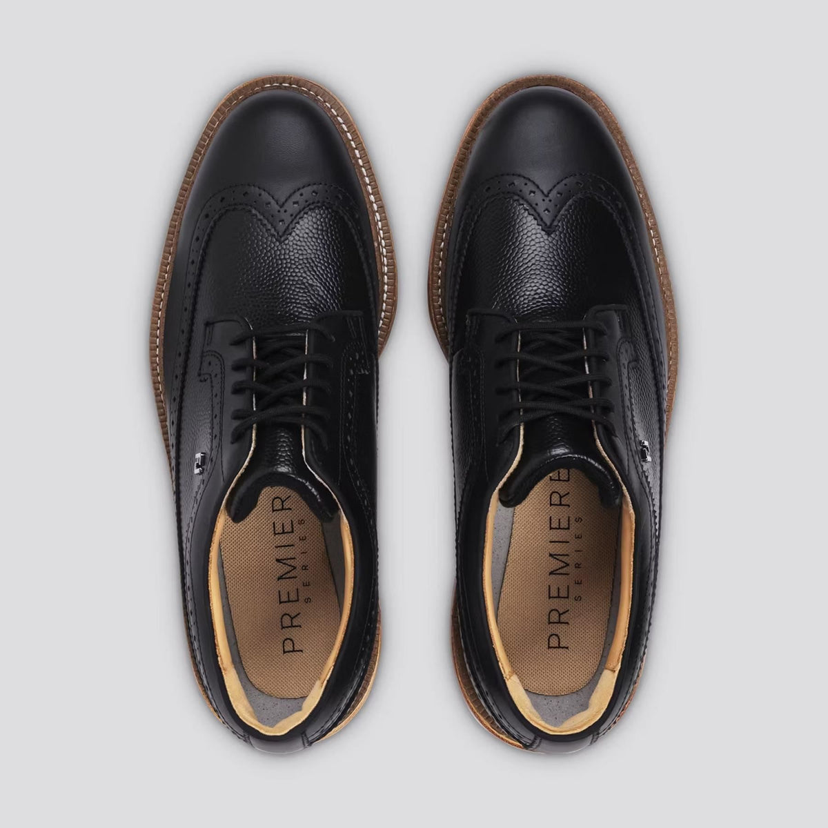 Premiere Series Marquis Spiked Golf Shoes Black/Brown