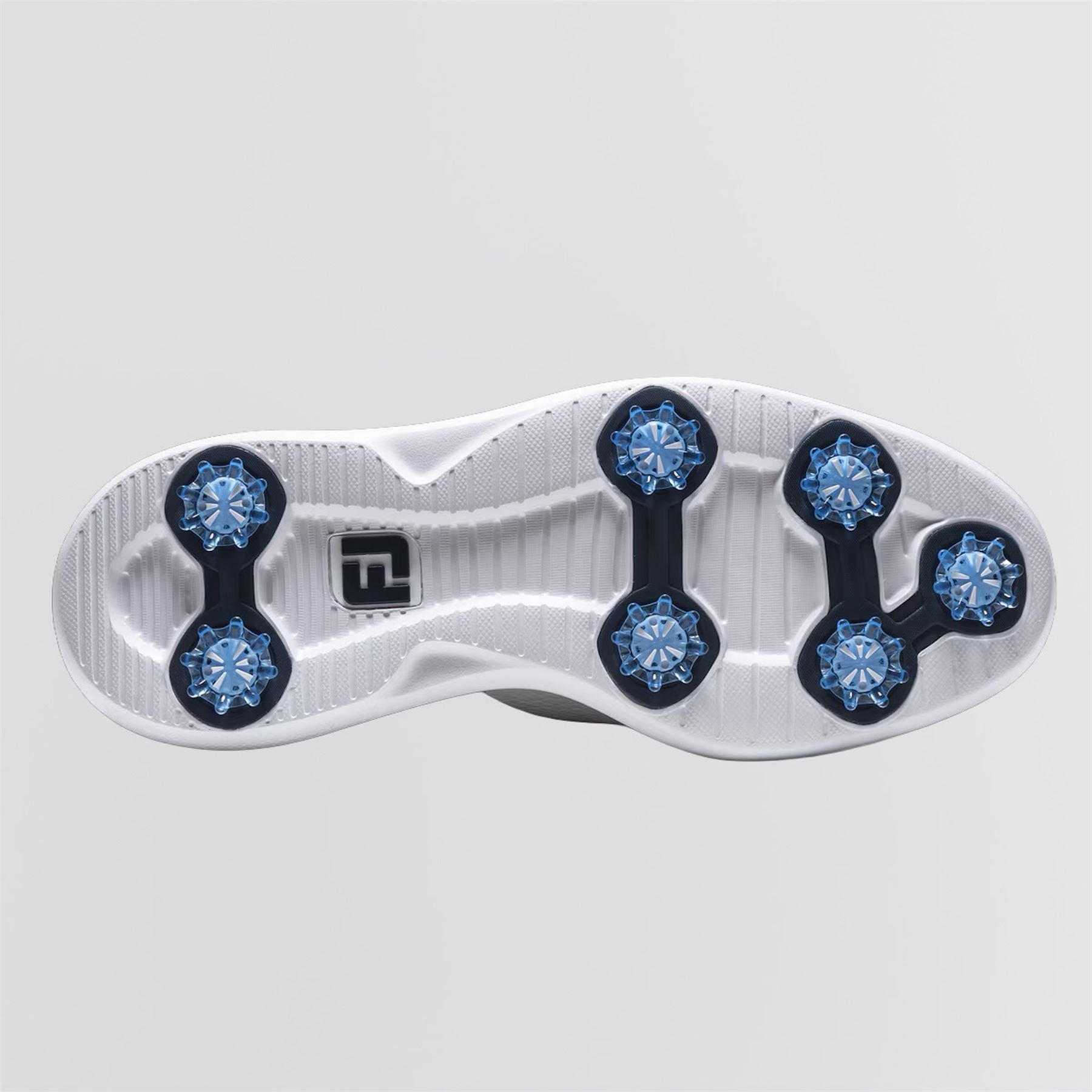 FJ Traditions Spiked Shoes White/Navy/Blue – TRENDYGOLF UK