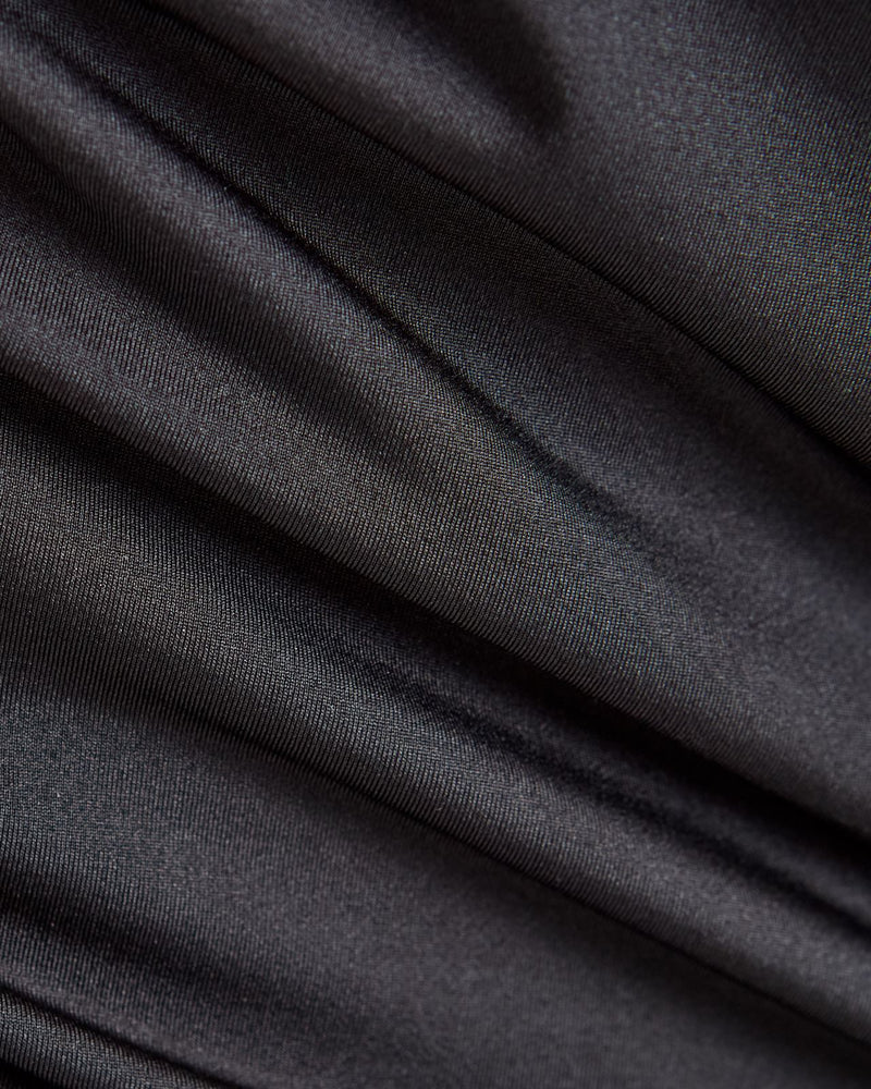 Evergreen Match Point SL Mockneck Polo Black
