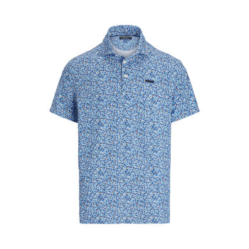 RLX Tailored Fit Savanna Floral Polo Refined Navy Multi