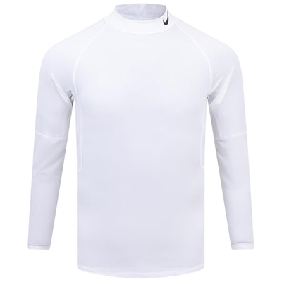 Dri-FIT Tight Fit LS Mock Neck NGC Base Layer White - SS24