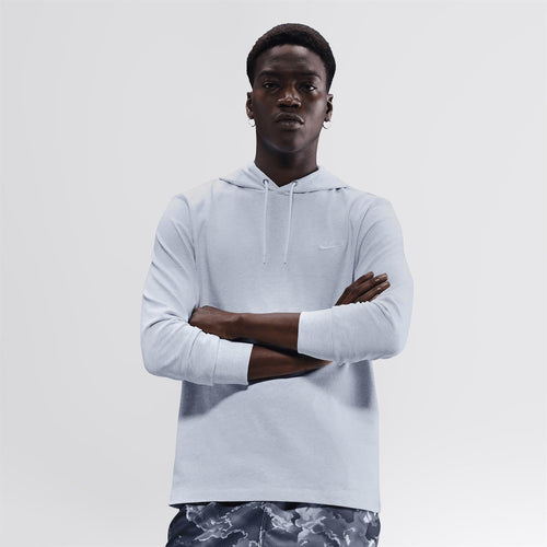 Golf Club Knit Hoodie Birch Heather/White