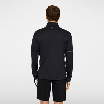 Heath Full Zip Mid Layer Black