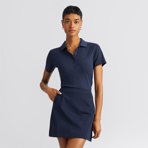 Ribbed Tech Nylon Polo Twilight