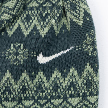 Peak Pattern Beanie Vintage Green/Coconut Milk