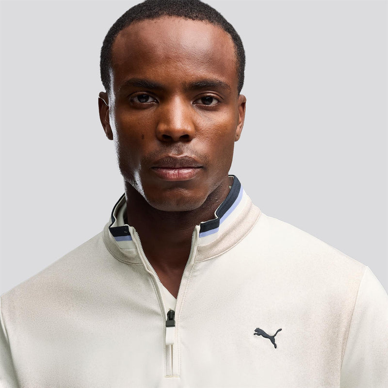 Cloudspun Tech Coastal Claret Quarter Zip Birch