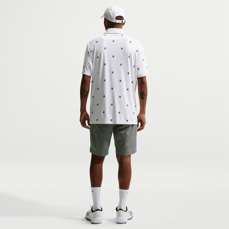 Dri-FIT Par 5 Icon Stack Print Polo White/Malachite