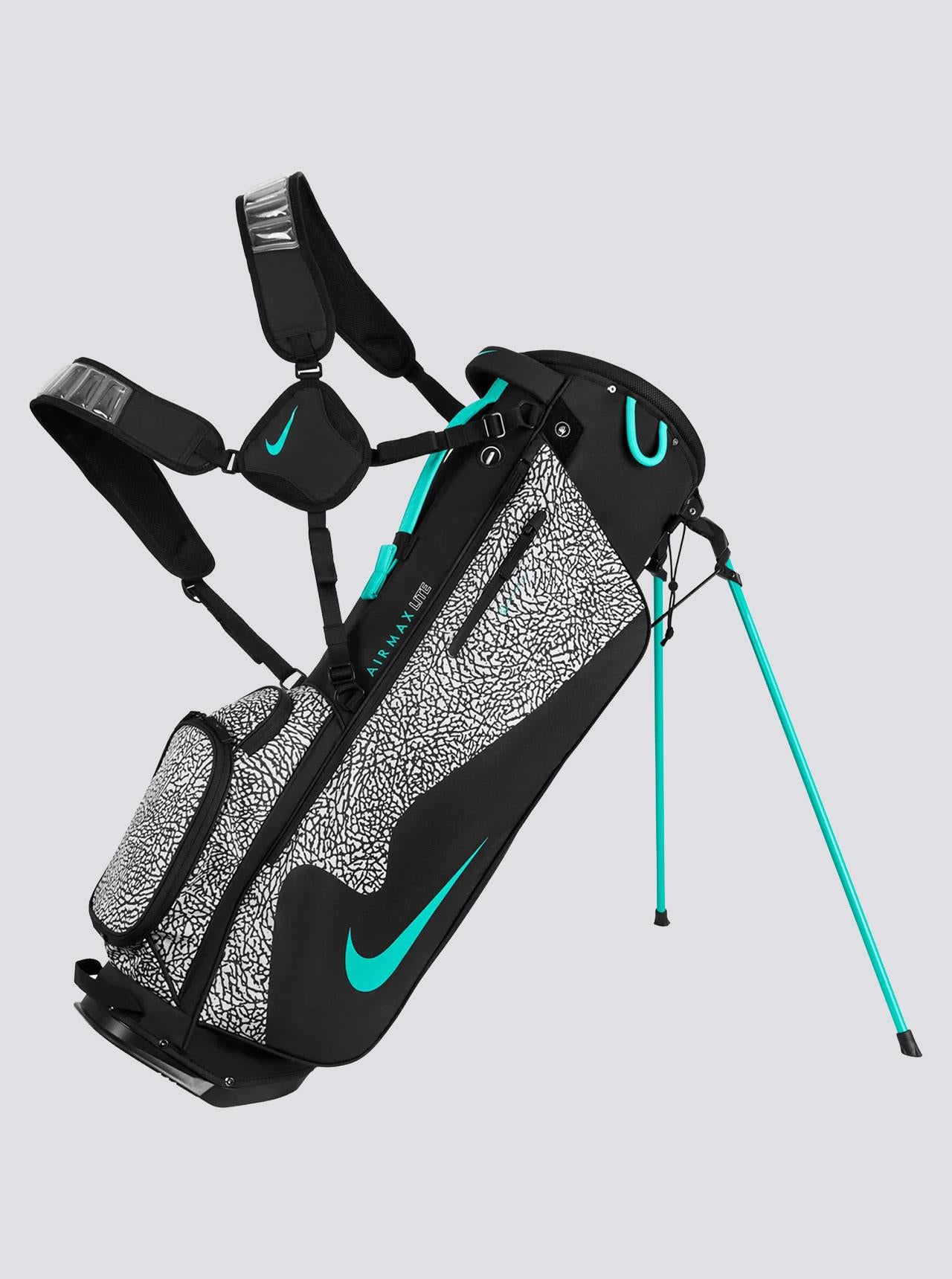 Air Max Lite Golf Bag Black/Wolf Grey/Clear Jade