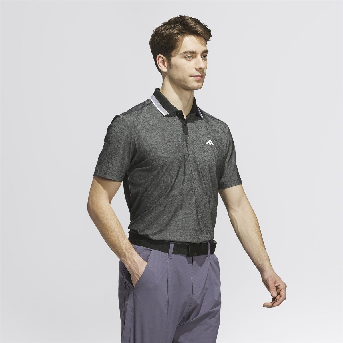 Ultimate365 Tour Twistknit Pique Polo Black