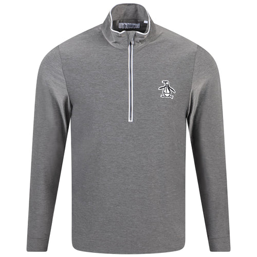 Technical Earl Quarter Zip Mid Layer Quiet Grey - AW24