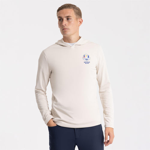 Ryder Cup Brushed Back Tech Terry Hoodie Stone