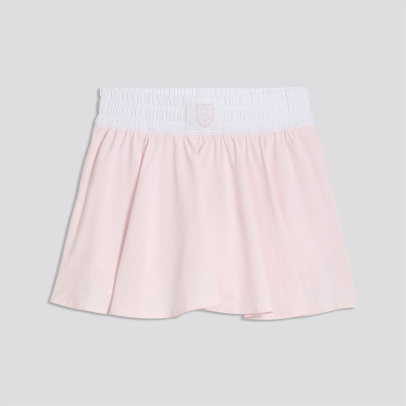 x MUMU Woven Golf Skirt Rose Blossom