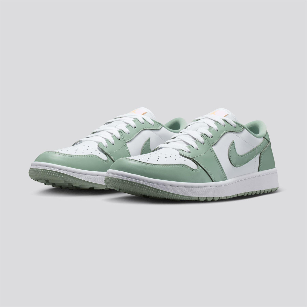 Air Jordan 1 Low Spikeless Golf Shoes Steam/Steam White/Tangerine Tint