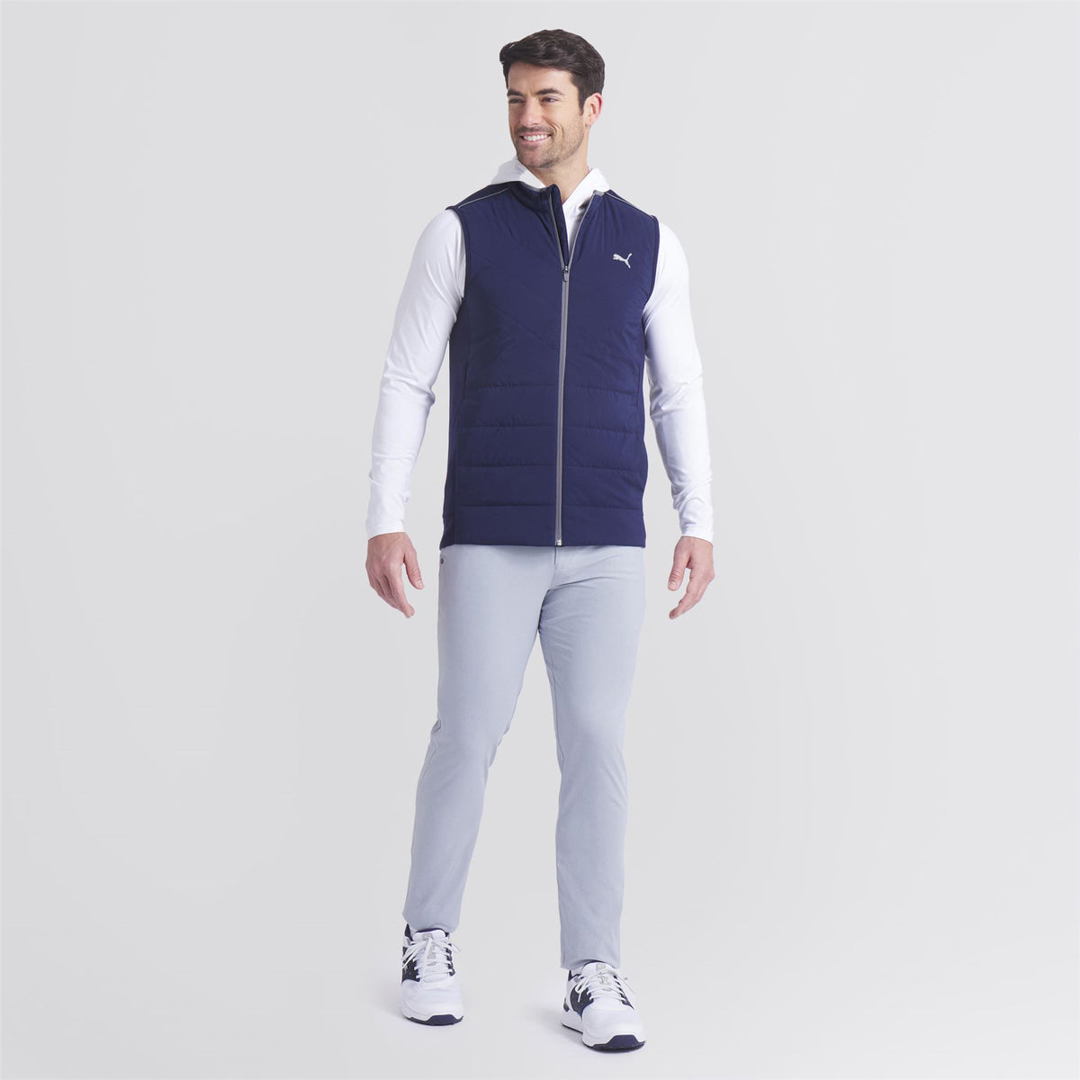 Cloudspun Fleece Hybrid Gilet Deep Navy