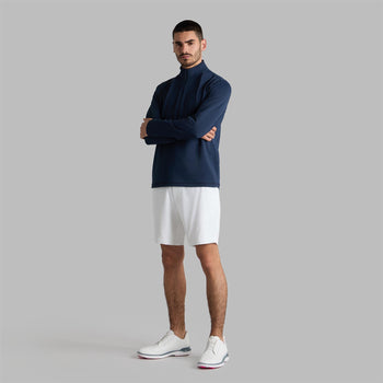 Brushed Back Tech Quarter Zip Mid Layer Twilight