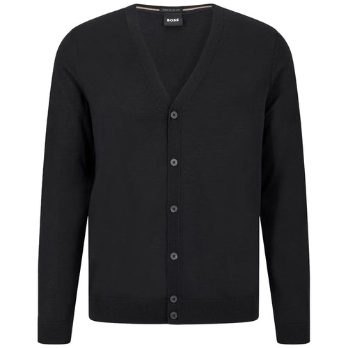 Mardon-L Knitted Wool Slim Fit Sweatshirt Black - W23