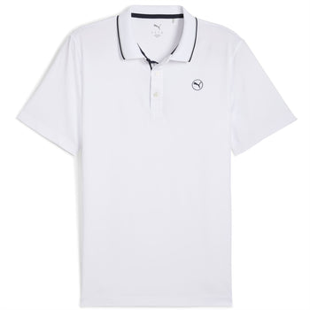 MATTR Elevated Solid Polo White Glow