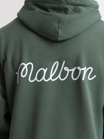 【MALBON GOLF】 [EVERGREEN] GD Hoodie Sweatshirt ■MAN Centre X Malbon Golf Evergreen Hoodie (Evergreen)