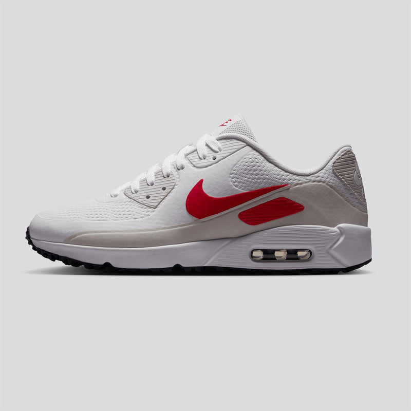 Air Max 90 Spikeless Golf Shoes White/Fire Red/Photon Dust/Midnight Navy