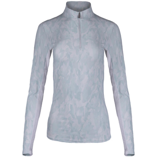 Womens Sunshine Printed Half Zip Mist - AW24