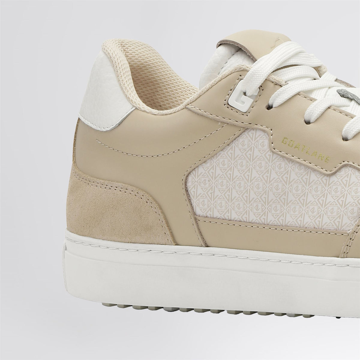 Signature Contour Collection Golf Shoes Beige/White Leather